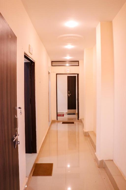 Clean hotel corridor