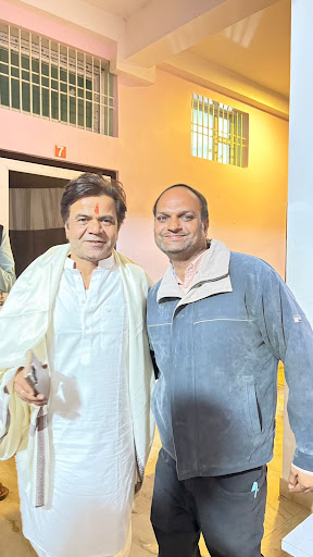 Celebrity visit at Rajasthan Maheshwari Bhawan